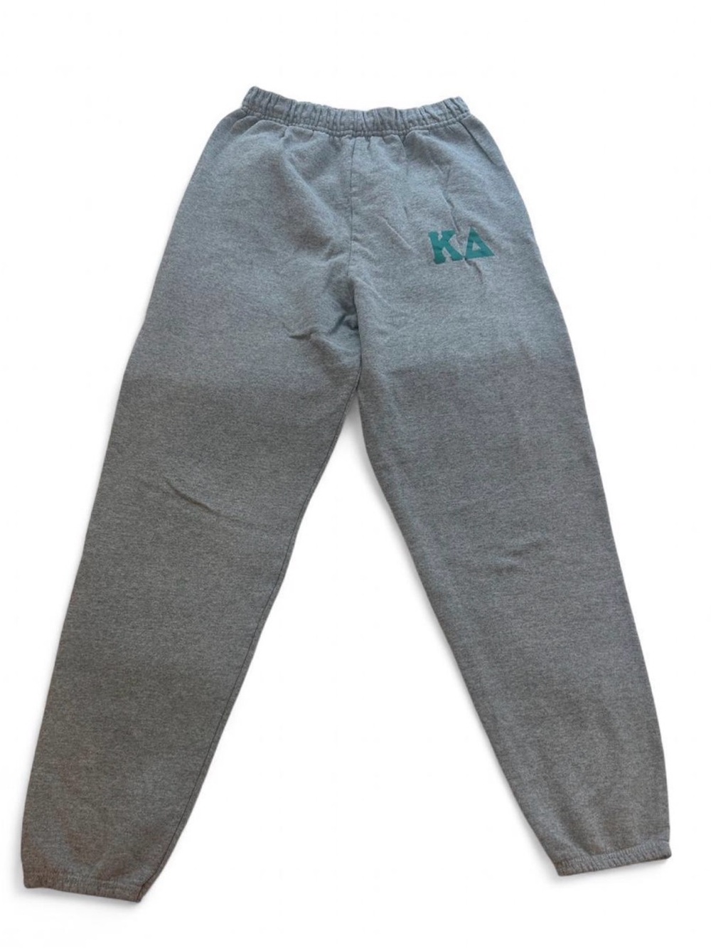 Grey KD kappa delta Sweatpants - Comfortable Elastic Waist Bottoms